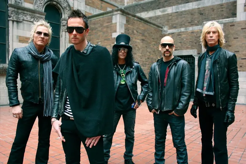 Matt Sorum, Scott Weiland and Slash of Velvet Revolver