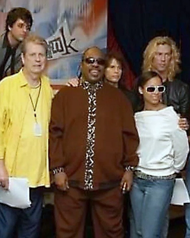The Rocco Files all-stars, including Stevie Wonder, Brian Wilson and Billie Joe Armstrong